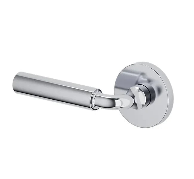 Baldwin L031 Gramercy Curved Lever with 5046 Rosette Polished Chrome