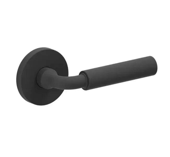 Baldwin L031 Gramercy Curved Lever with 5046 Rosette Satin Black