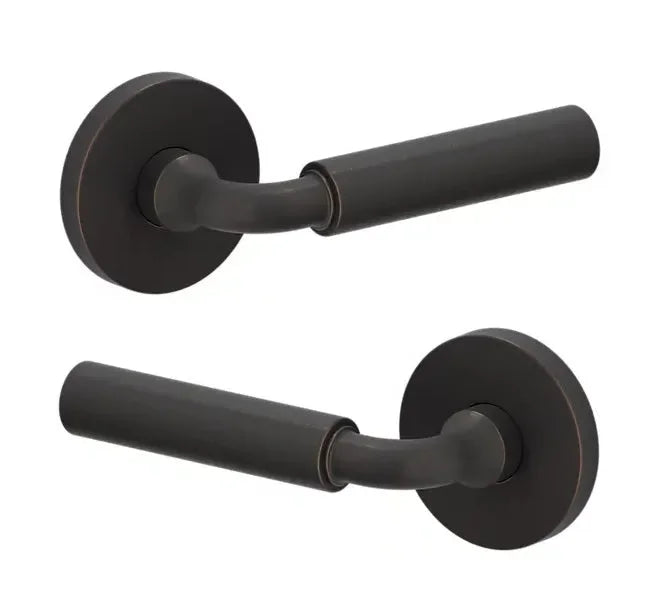 Baldwin L031 Gramercy Curved Lever with 5046 Rosette Venetian Bronze