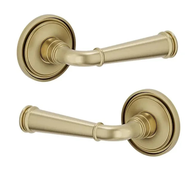 Baldwin L033 Briarcrest Lever with 5070 Rosette Lifetime Satin Brass