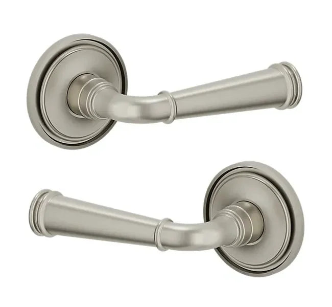Baldwin L033 Briarcrest Lever with 5070 Rosette Lifetime Satin Nickel