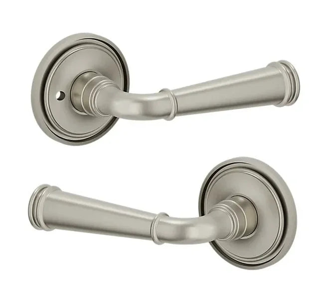 Baldwin L033 Briarcrest Lever with 5070 Rosette Lifetime Satin Nickel