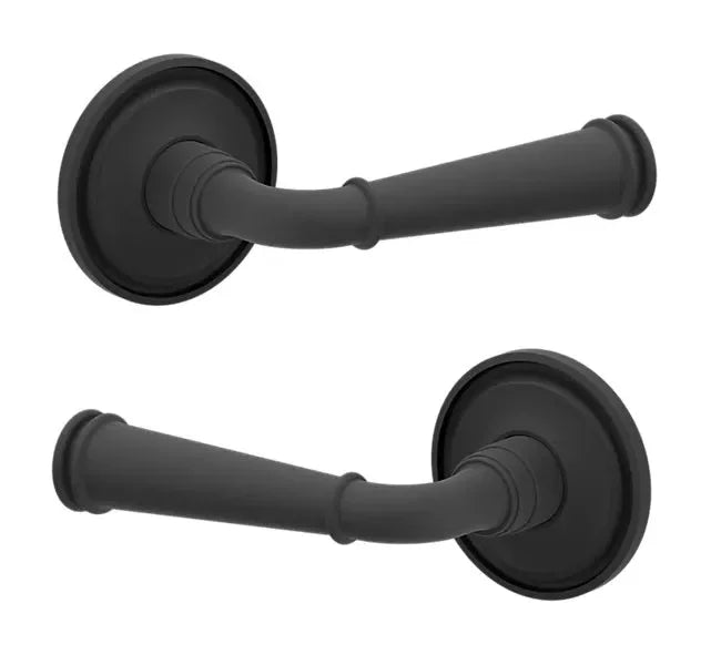 Baldwin L033 Briarcrest Lever with 5070 Rosette Satin Black