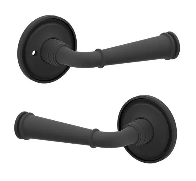 Baldwin L033 Briarcrest Lever with 5070 Rosette Satin Black
