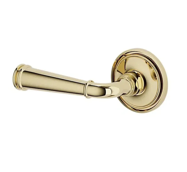 Baldwin L033 Briarcrest Lever with 5070 Rosette Unlacquered Brass
