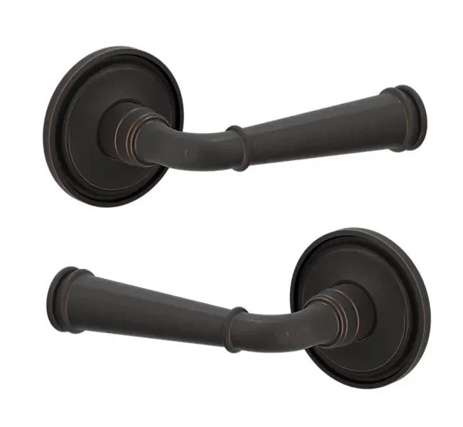Baldwin L033 Briarcrest Lever with 5070 Rosette Venetian Bronze