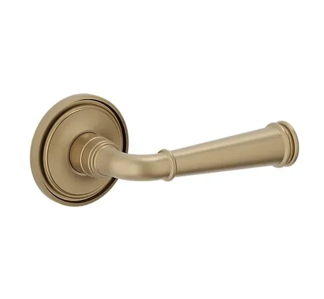 Baldwin L033 Briarcrest Lever with 5070 Rosette Vintage Brass
