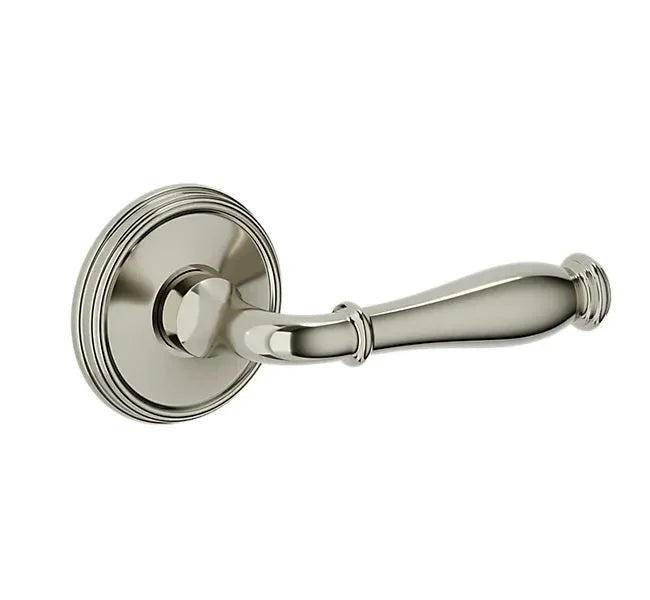Baldwin L034 Nashville Lever with 5078 Rosette Lifetime Polished Nickel
