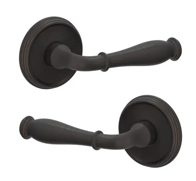 Baldwin L034 Nashville Lever with 5078 Rosette Venetian Bronze