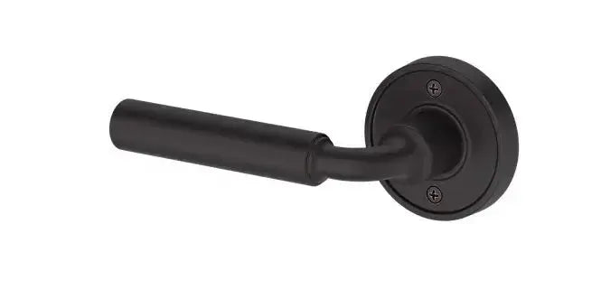 Baldwin La Connor Lever with Recessed Round Rosette in Venetian Bronze finish