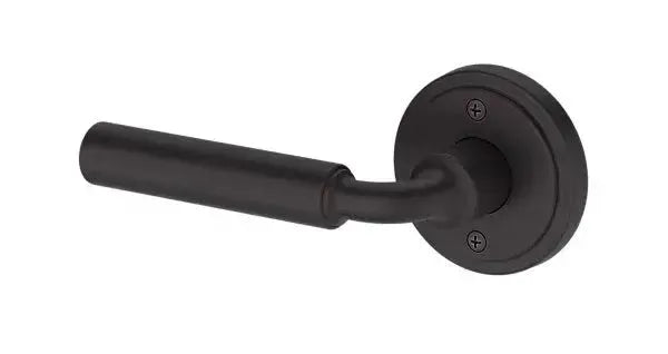 Baldwin La Connor Lever with Stepped Round Rosette in Venetian Bronze finish