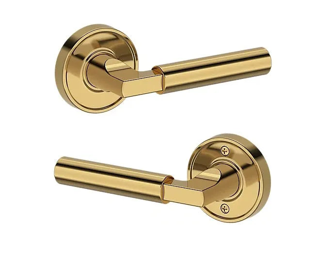 Baldwin Lake Forest Lever with Recessed Round Rosette in finish