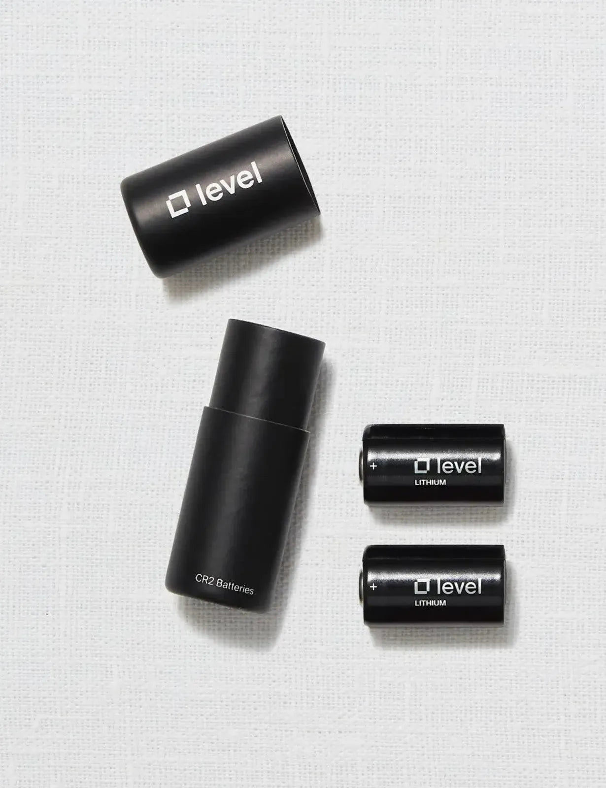 Baldwin Level Lock Batteries in Black finish
