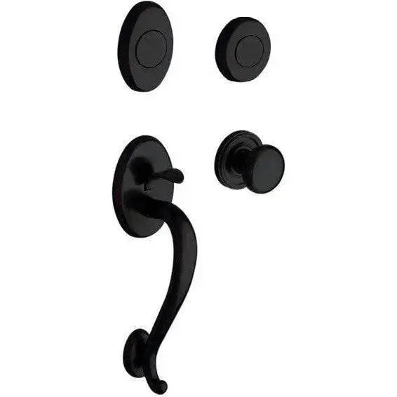 Baldwin EstateBaldwin Logan Sectional Single Cylinder Handleset with Interior 5015 Classic Knob in 