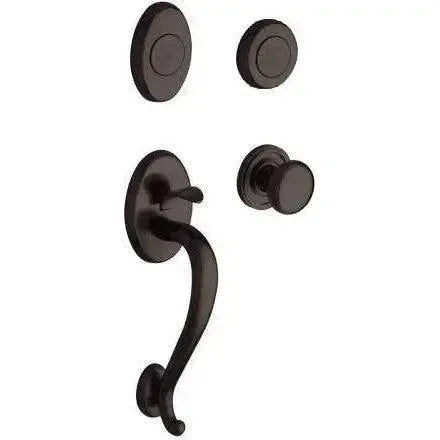 Baldwin EstateBaldwin Logan Sectional Single Cylinder Handleset with Interior 5015 Classic Knob in 