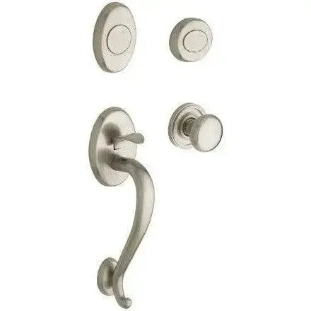 Baldwin EstateBaldwin Logan Sectional Single Cylinder Handleset with Interior 5015 Classic Knob in 