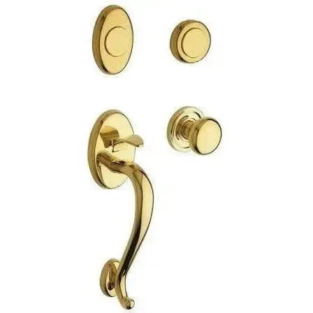 Baldwin EstateBaldwin Logan Sectional Single Cylinder Handleset with Interior 5015 Classic Knob in 