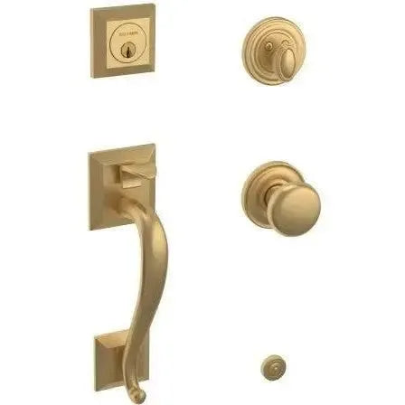 Baldwin EstateBaldwin Madison Sectional Single Cylinder Handleset with Interior 5015 Classic Knob in 