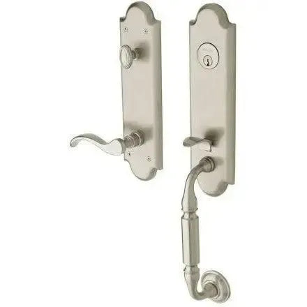 Baldwin EstateBaldwin Manchester Single Cylinder Handleset With Interior 5455V Wave Lever in 