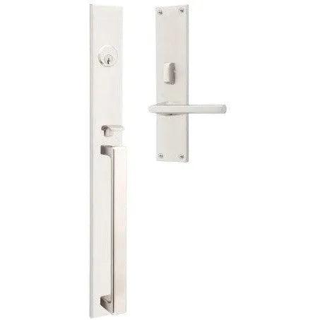 Baldwin Minneapolis 20" Entrance Handleset Trim with Interior 5162 Lever Lifetime Satin Nickel