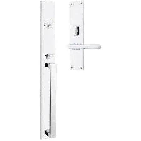 Baldwin Minneapolis 20" Entrance Handleset Trim with Interior 5162 Lever Polished Chrome