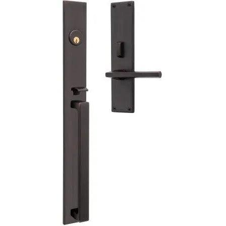 Baldwin Minneapolis 20" Entrance Handleset Trim with Interior 5162 Lever Venetian Bronze