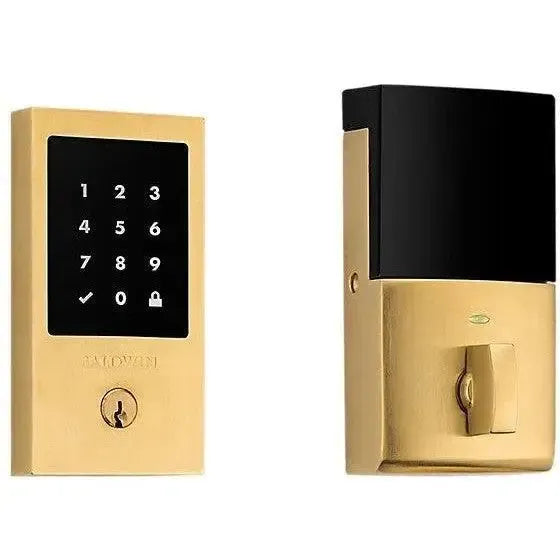 Baldwin Minneapolis Electronic Touchscreen Deadbolt in Lifetime Satin Brass finish