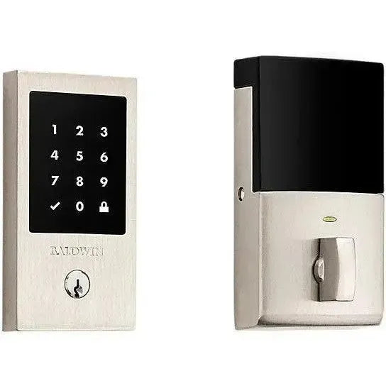 Baldwin Minneapolis Electronic Touchscreen Deadbolt in Lifetime Satin Nickel finish