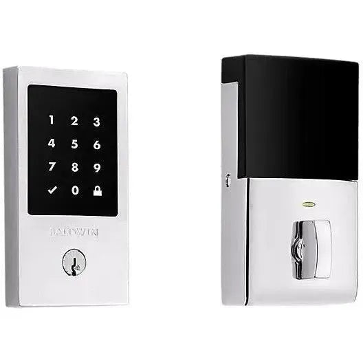 Baldwin Minneapolis Electronic Touchscreen Z-Wave Deadbolt in Polished Chrome finish
