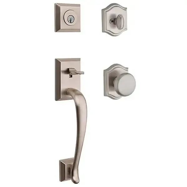 Baldwin ReserveBaldwin Napa Handleset with Interior Round Knob with Traditional Arch Rosette in 