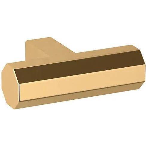 Baldwin Estate Octagonal Knob 1.5" in Lifetime Polished Brass finish