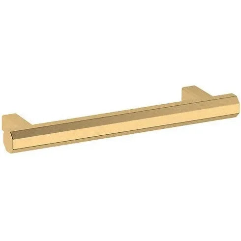 Baldwin Estate Octagonal Pull 4" in Lifetime Satin Brass finish