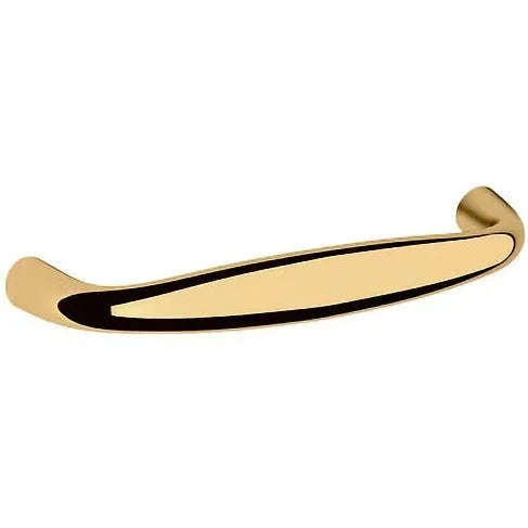 Baldwin Estate Oval Pull 4" in Lifetime Polished Brass finish