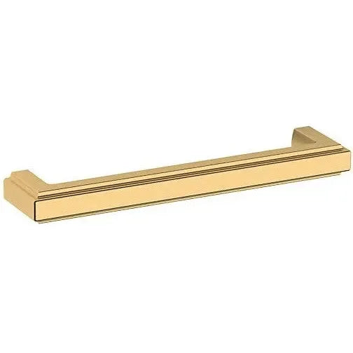 Baldwin Estate Raised Pull 6" in Lifetime Satin Brass finish