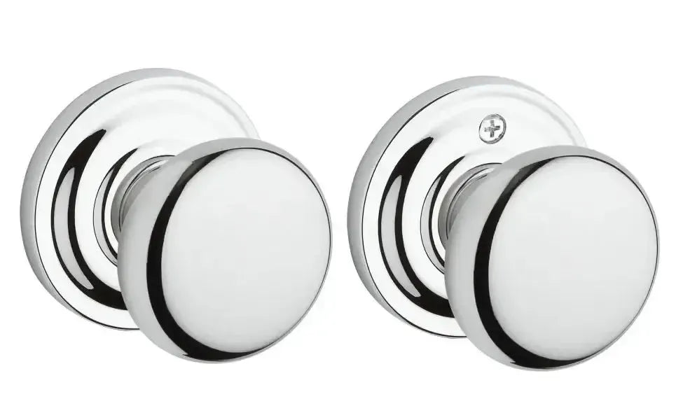 Baldwin ReserveBaldwin Round Knob with Traditional Round Rosette in 