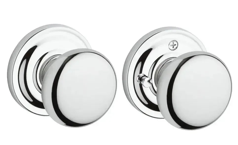 Baldwin ReserveBaldwin Round Knob with Traditional Round Rosette in 