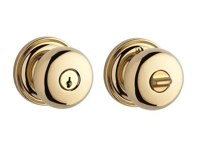 Baldwin ReserveBaldwin Round Knob with Traditional Round Rosette in 