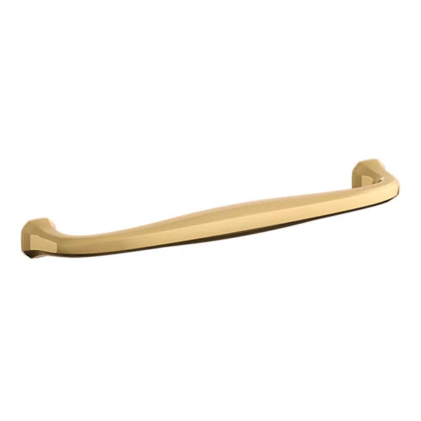 Baldwin Severin Fayerman B Cabinet Pull in Lifetime Polished Brass finish