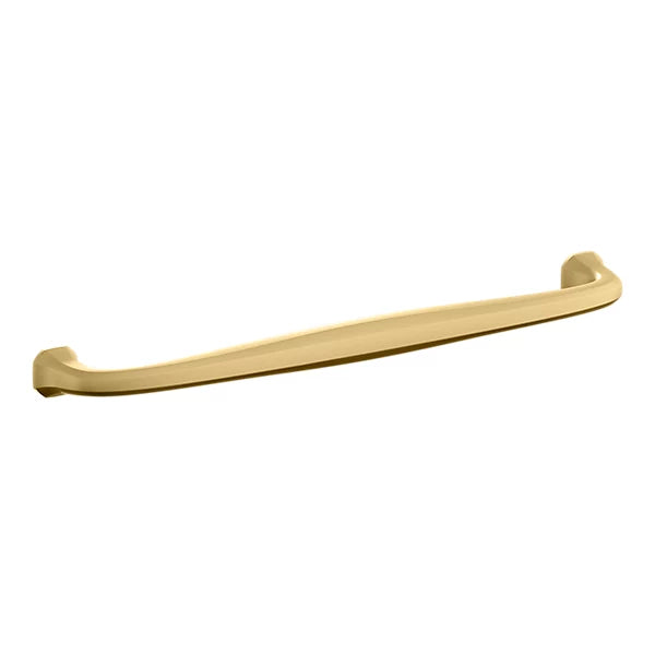 Baldwin Severin Fayerman B Cabinet Pull in Lifetime Satin Brass finish