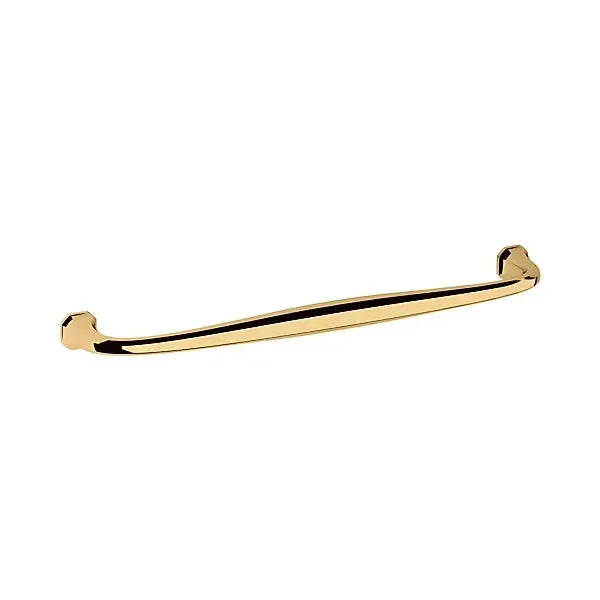 The Baldwin Estate Severin Fayerman B Pull in Lifetime Polished Brass finish.