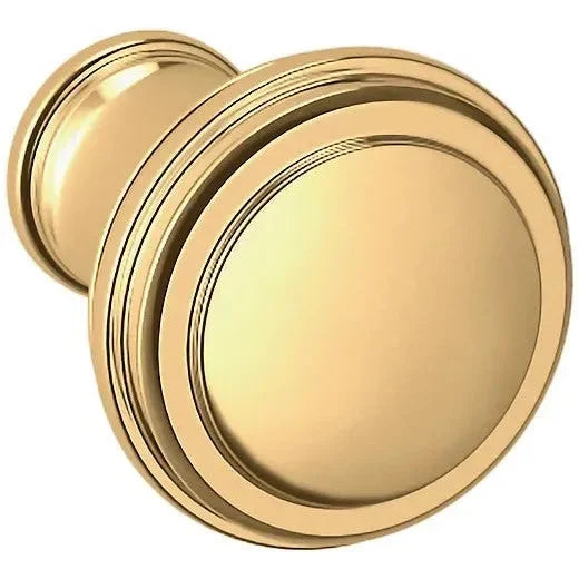 Baldwin Estate Severin Fayerman C Knob 1" in Lifetime Polished Brass finish