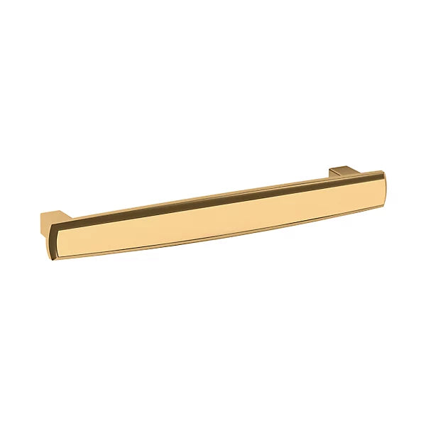 Baldwin Severin Fayerman Collection A Cabinet Pull in Lifetime Polished Brass finish