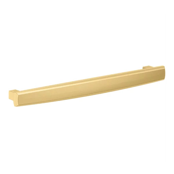 Baldwin Severin Fayerman Collection A Cabinet Pull in Lifetime Satin Brass finish
