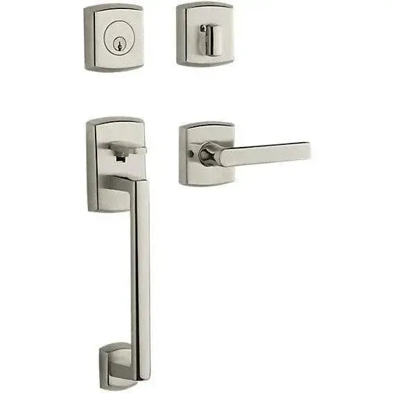 Baldwin EstateBaldwin Soho Sectional Single Cylinder Handleset with Interior 5485V Lever in 
