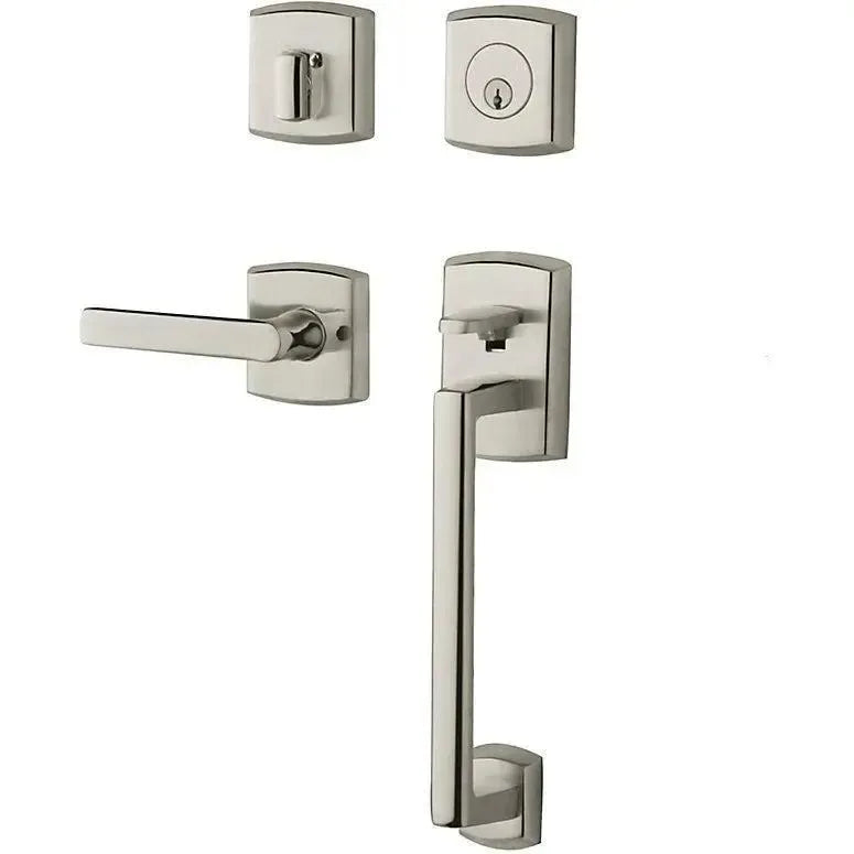 Baldwin EstateBaldwin Soho Sectional Single Cylinder Handleset with Interior 5485V Lever in 