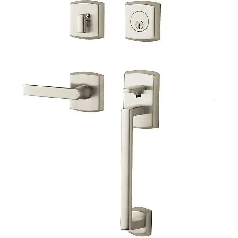 Baldwin EstateBaldwin Soho Sectional Single Cylinder Handleset with Interior 5485V Lever in 