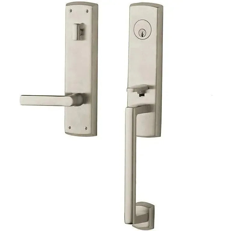 Baldwin EstateBaldwin Soho Single Cylinder Handleset with Interior 5485V Lever in 