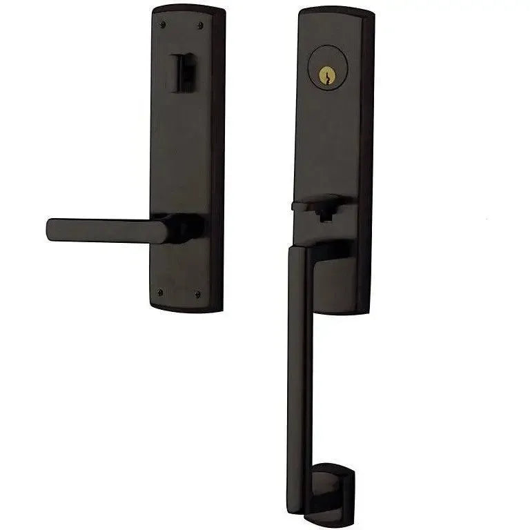 Baldwin EstateBaldwin Soho Single Cylinder Handleset with Interior 5485V Lever in 