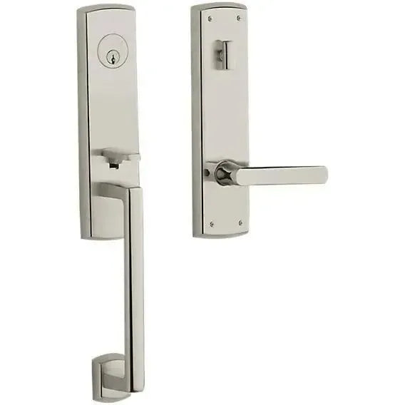 Baldwin EstateBaldwin Soho Single Cylinder Handleset with Interior 5485V Lever in 
