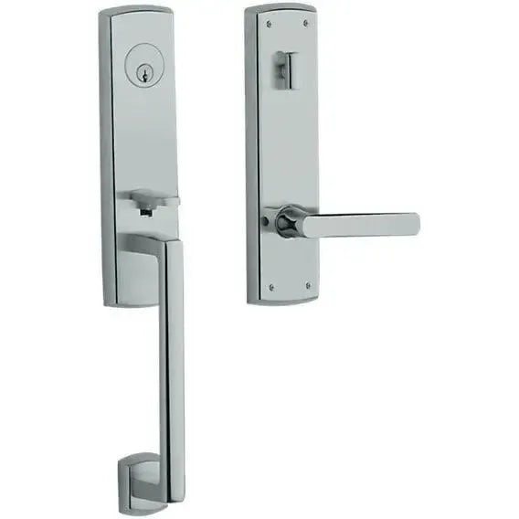 Baldwin EstateBaldwin Soho Single Cylinder Handleset with Interior 5485V Lever in 
